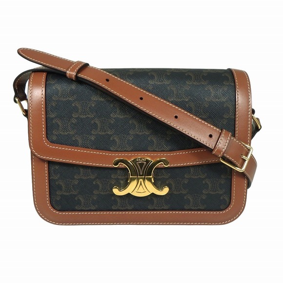 Celine Classic Triomphe Bag Canvas Tan - Picture 1 of 16